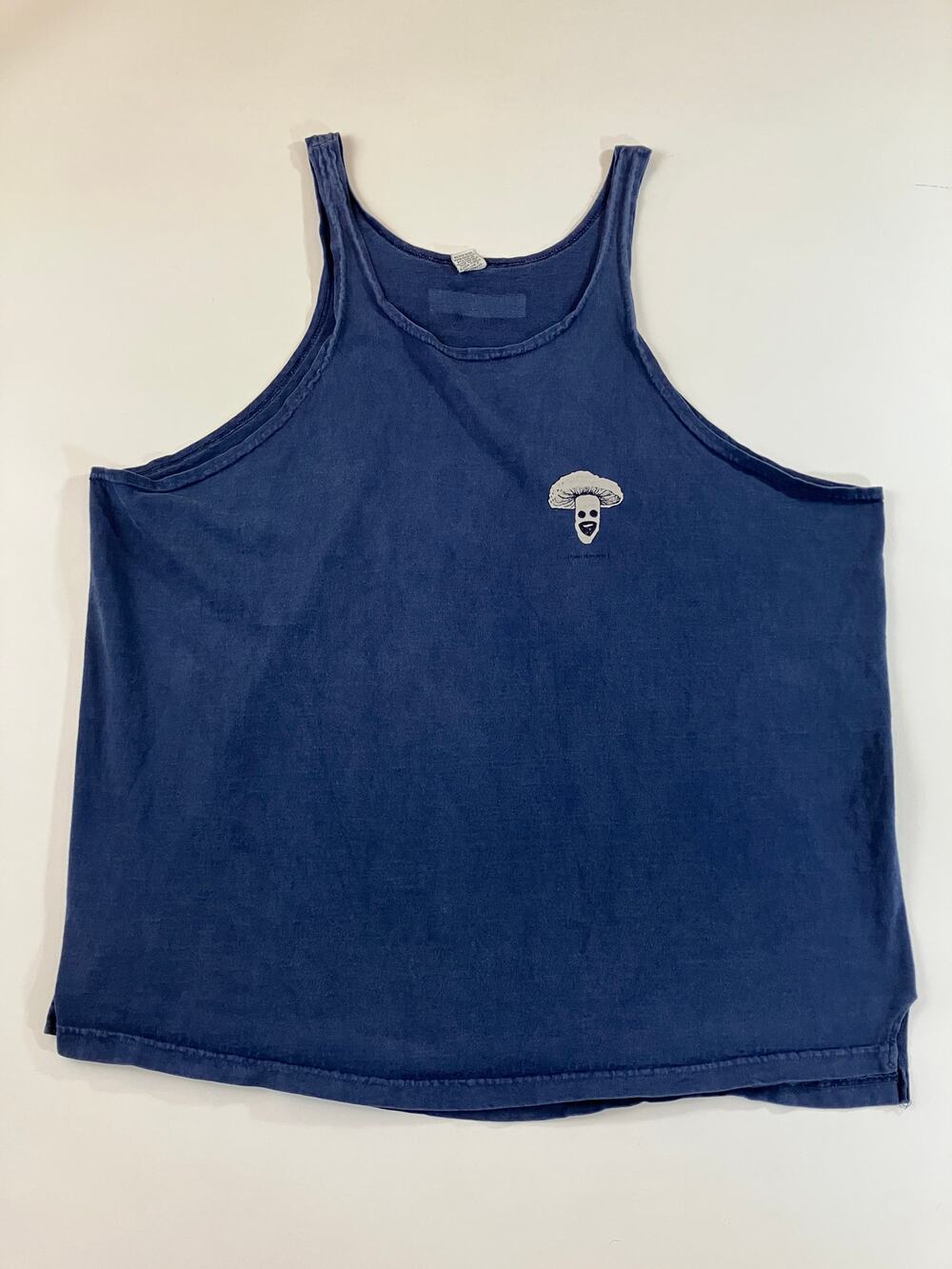 Vintage 1995 Beatnik Fungi To Be With Mushroom Tank Top XL USA 90s Psychedelic